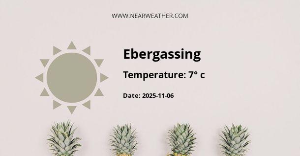 Weather in Ebergassing
