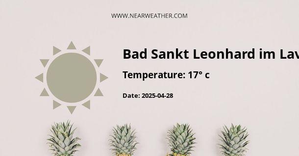 Weather in Bad Sankt Leonhard im Lavanttal