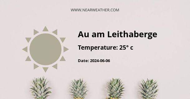 Weather in Au am Leithaberge