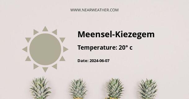 Weather in Meensel-Kiezegem