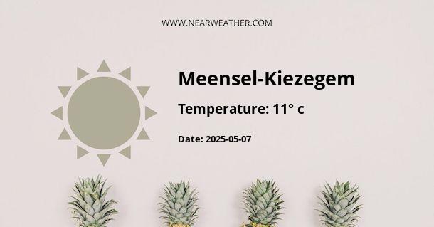 Weather in Meensel-Kiezegem