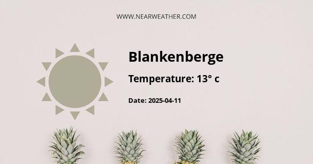 Weather in Blankenberge