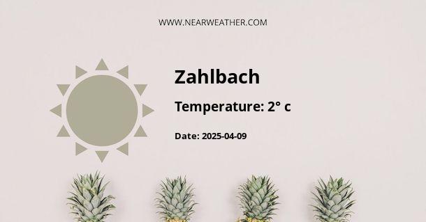 Weather in Zahlbach