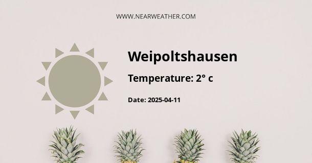 Weather in Weipoltshausen