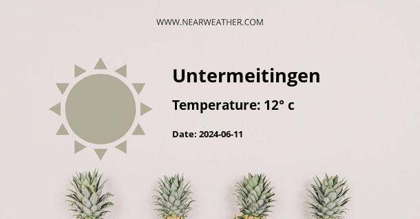 Weather in Untermeitingen