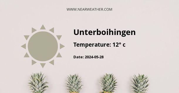 Weather in Unterboihingen