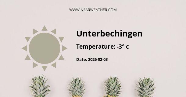 Weather in Unterbechingen