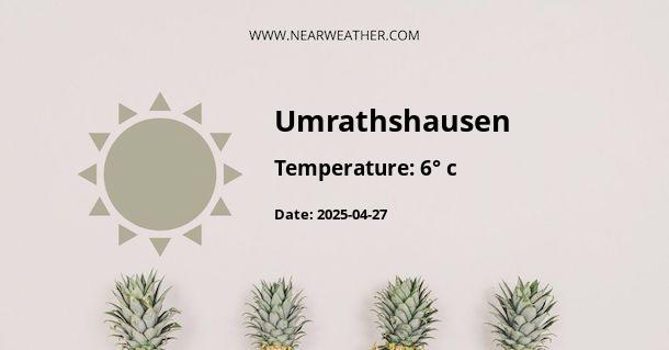 Weather in Umrathshausen