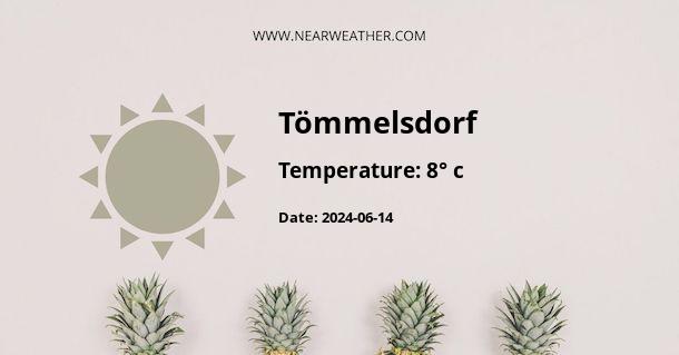 Weather in Tömmelsdorf