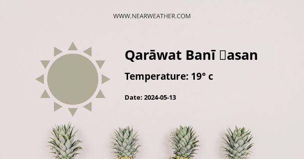 Weather in Qarāwat Banī Ḩasan