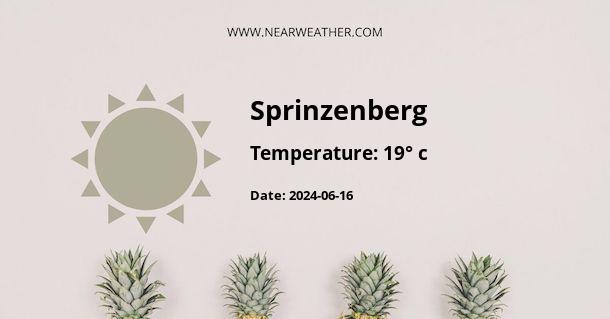 Weather in Sprinzenberg