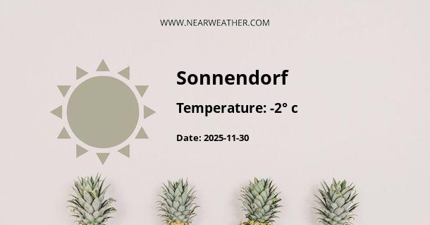 Weather in Sonnendorf