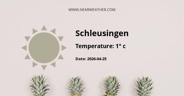 Weather in Schleusingen