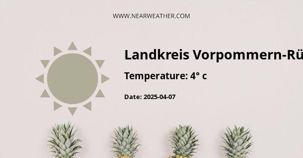 Weather in Landkreis Vorpommern-Rügen