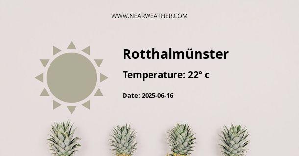 Weather in Rotthalmünster