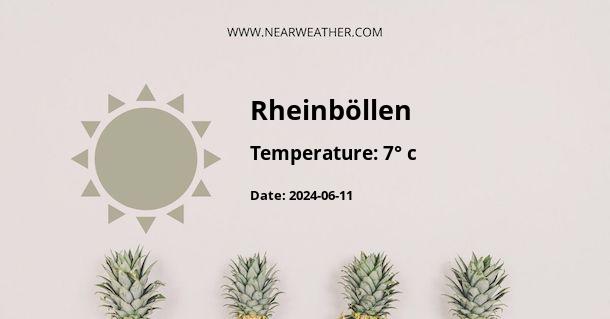 Weather in Rheinböllen