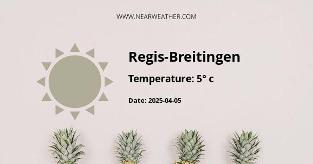 Weather in Regis-Breitingen