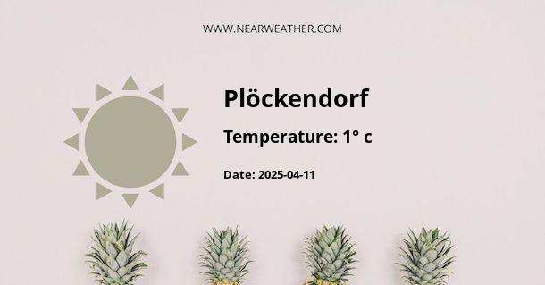 Weather in Plöckendorf