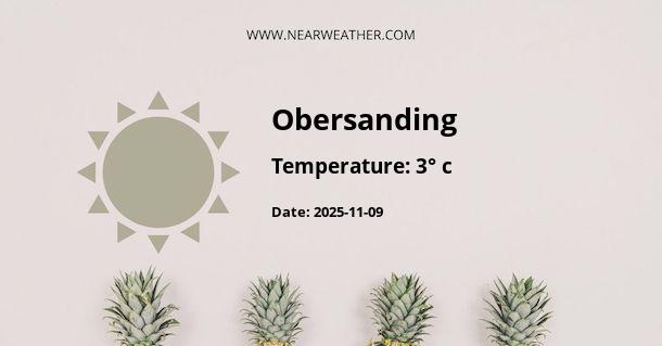 Weather in Obersanding