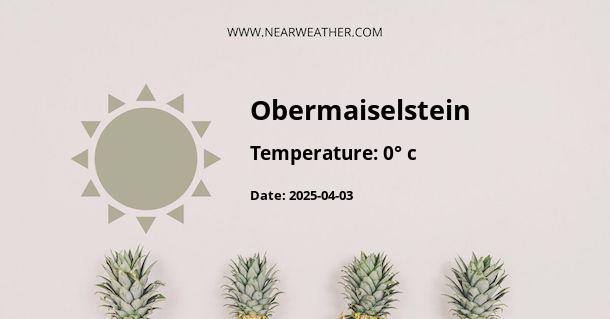 Weather in Obermaiselstein