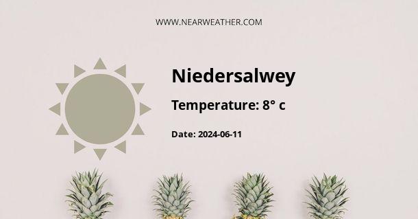 Weather in Niedersalwey