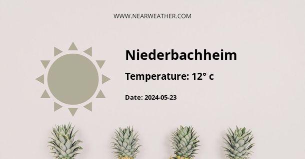 Weather in Niederbachheim