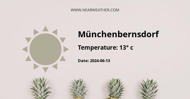 Weather in Münchenbernsdorf