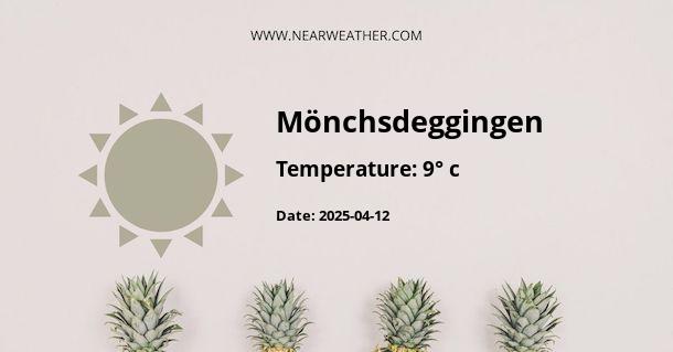 Weather in Mönchsdeggingen