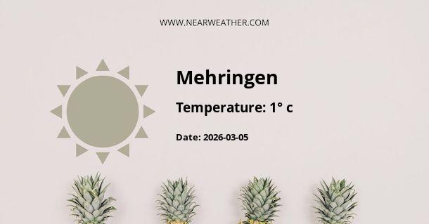 Weather in Mehringen