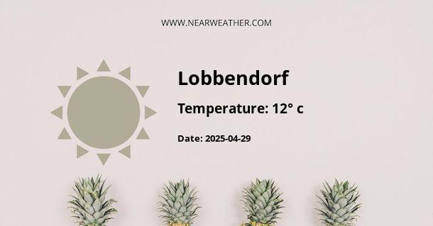 Weather in Lobbendorf