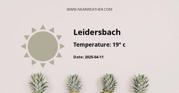 Weather in Leidersbach