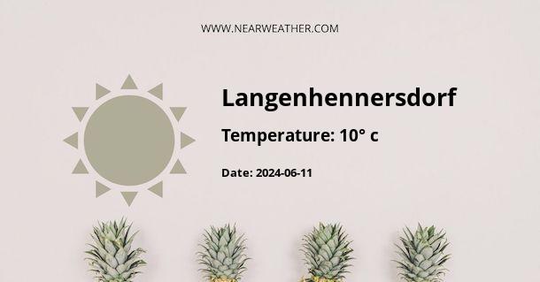 Weather in Langenhennersdorf