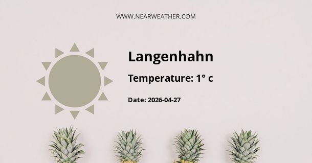 Weather in Langenhahn