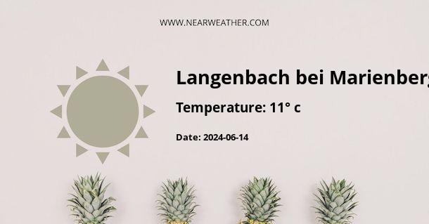 Weather in Langenbach bei Marienberg