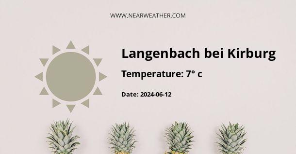 Weather in Langenbach bei Kirburg