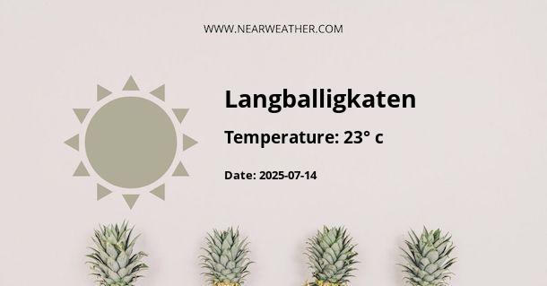 Weather in Langballigkaten