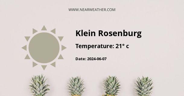 Weather in Klein Rosenburg