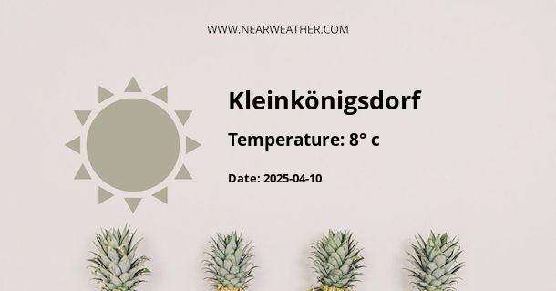 Weather in Kleinkönigsdorf