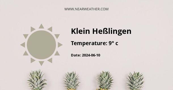 Weather in Klein Heßlingen
