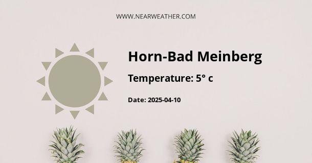 Weather in Horn-Bad Meinberg