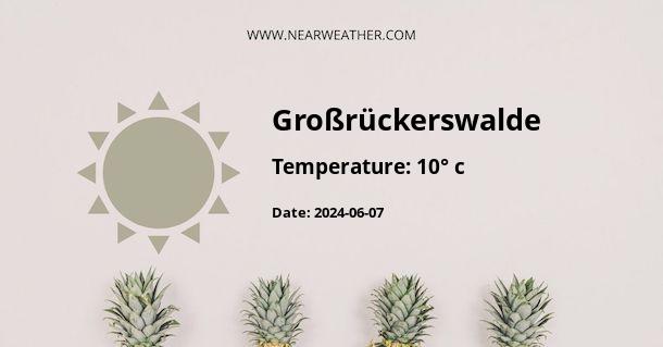 Weather in Großrückerswalde