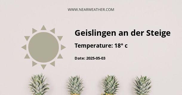 Weather in Geislingen an der Steige