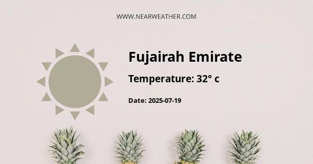 Weather in Fujairah Emirate