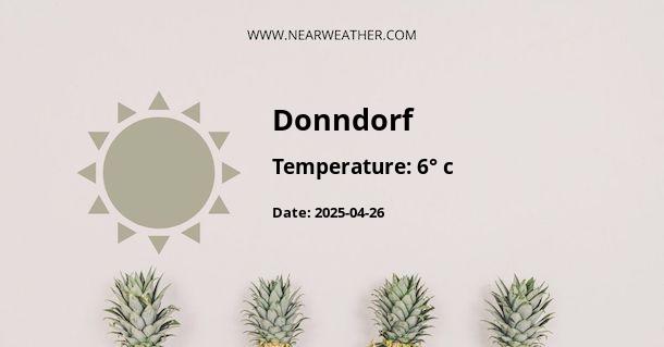 Weather in Donndorf