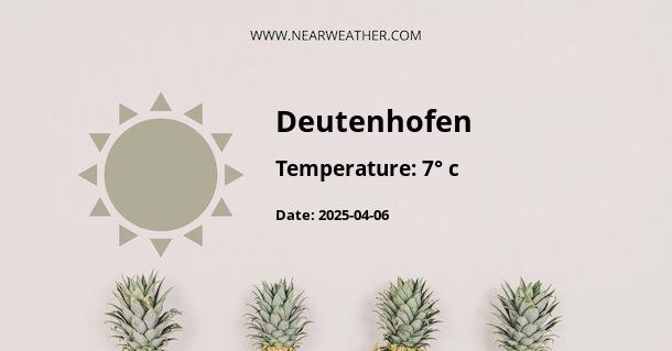 Weather in Deutenhofen