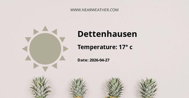 Weather in Dettenhausen