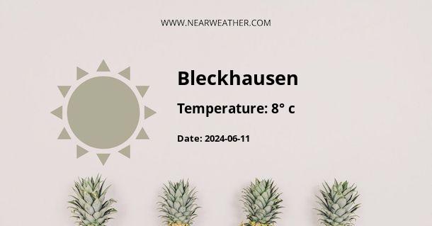 Weather in Bleckhausen