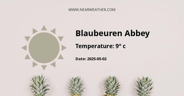 Weather in Blaubeuren Abbey