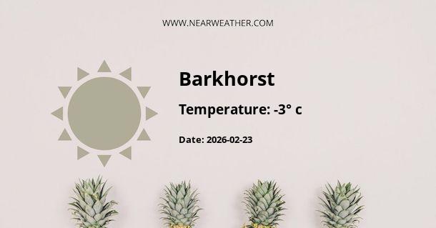 Weather in Barkhorst