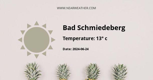 Weather in Bad Schmiedeberg